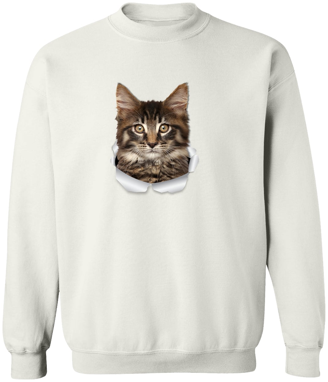G180 Gildan Crewneck Pullover Sweatshirt - White