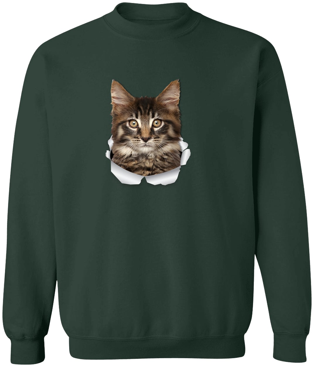 G180 Gildan Crewneck Pullover Sweatshirt - Forest Green