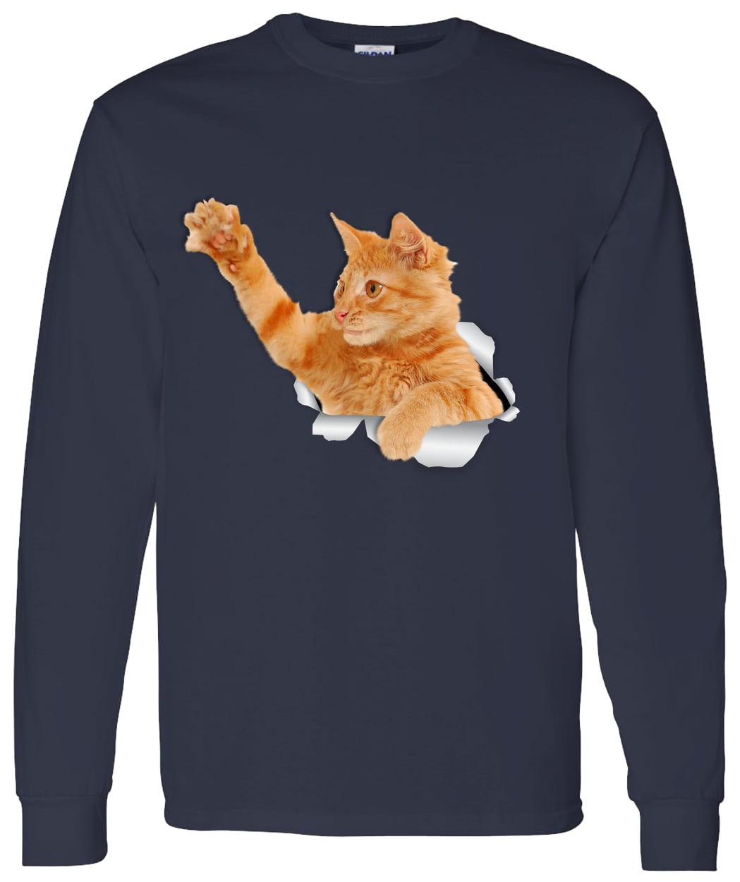 G540 LS T-Shirt 5.3 oz. - Navy