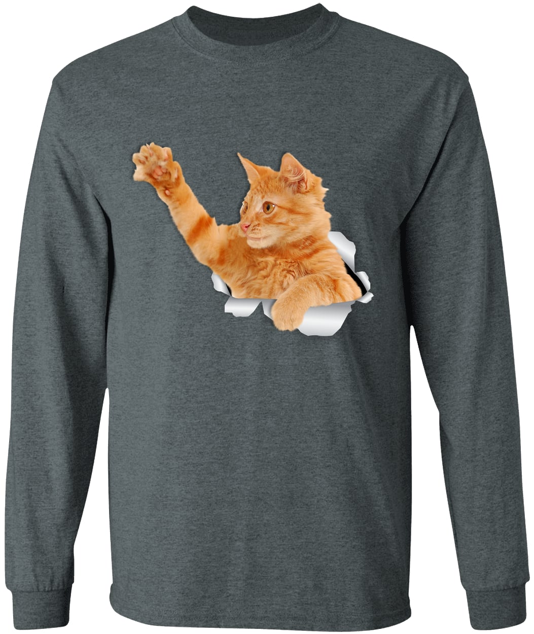 G540 LS T-Shirt 5.3 oz. - Dark Heather