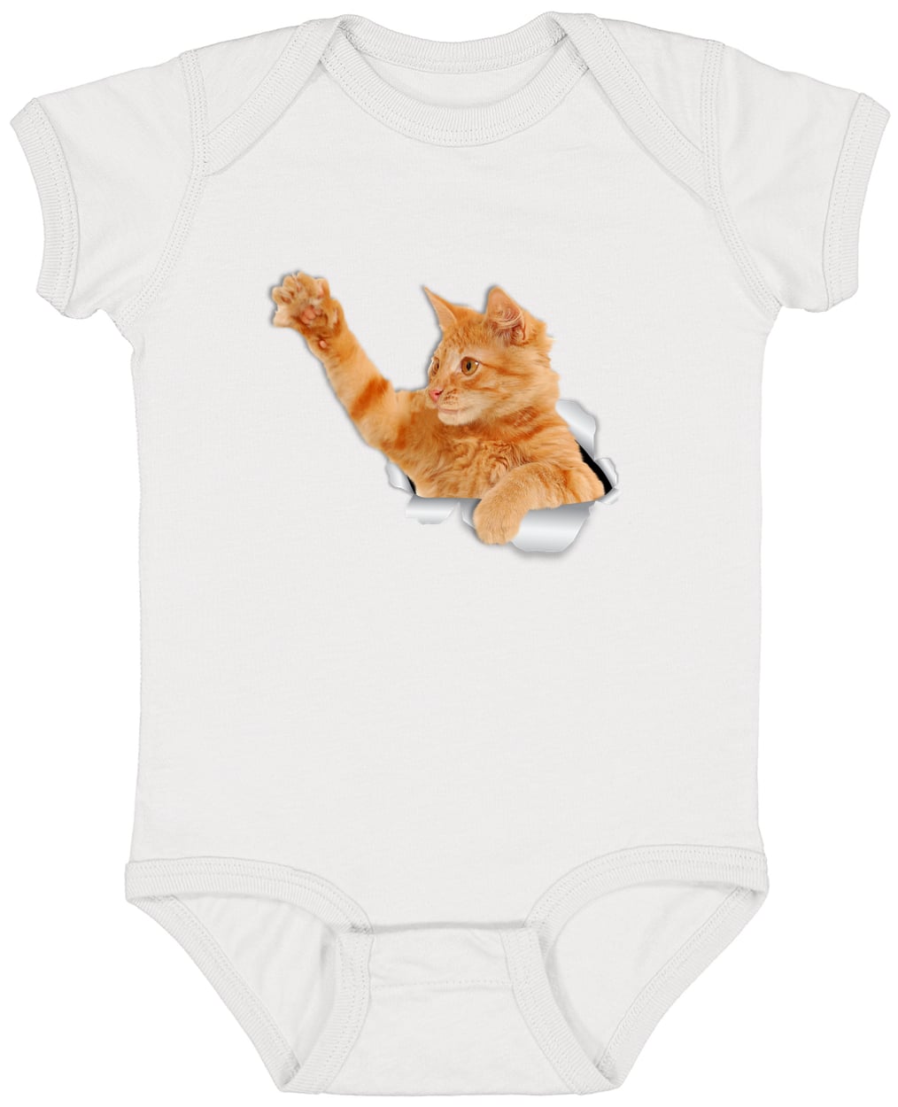 4424 Infant Fine Jersey Bodysuit - White