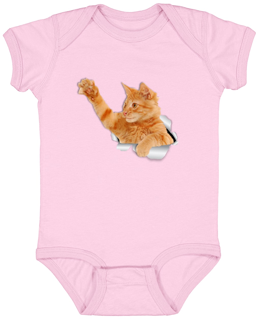 4424 Infant Fine Jersey Bodysuit - Pink