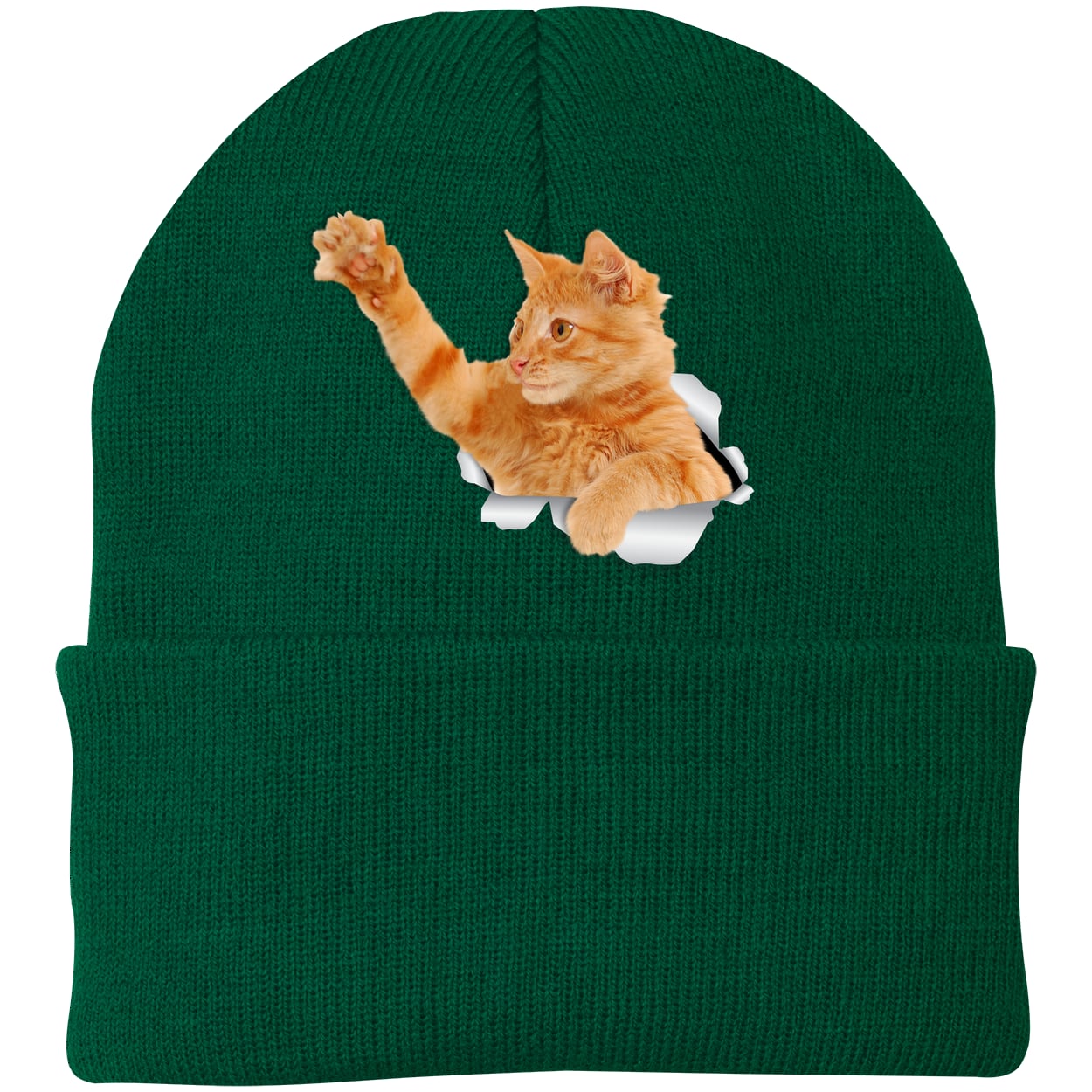 CP90 Port & Company Knit Beanie - Athletic Green