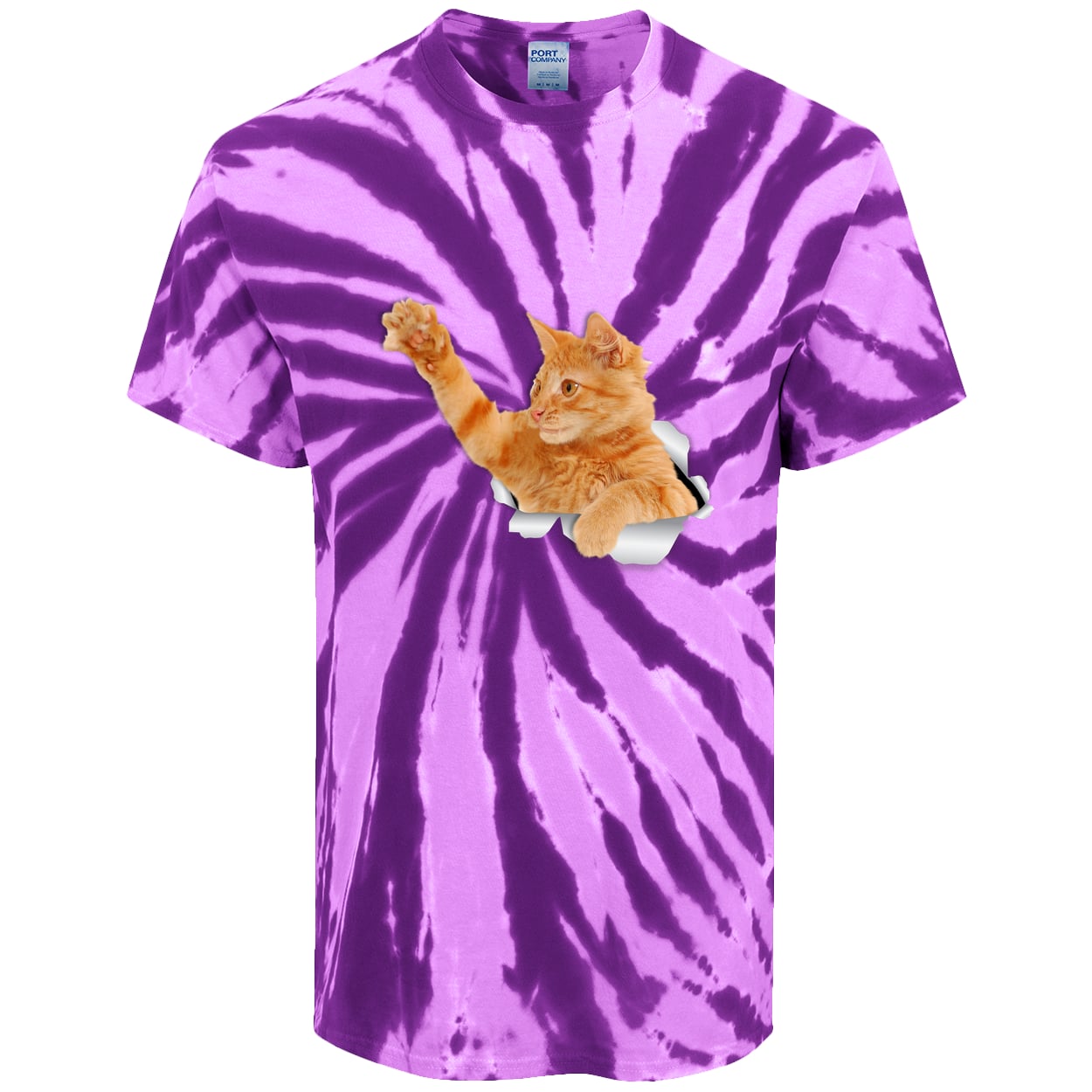 PC147 Port & Company Tie-Dye Tee - Purple