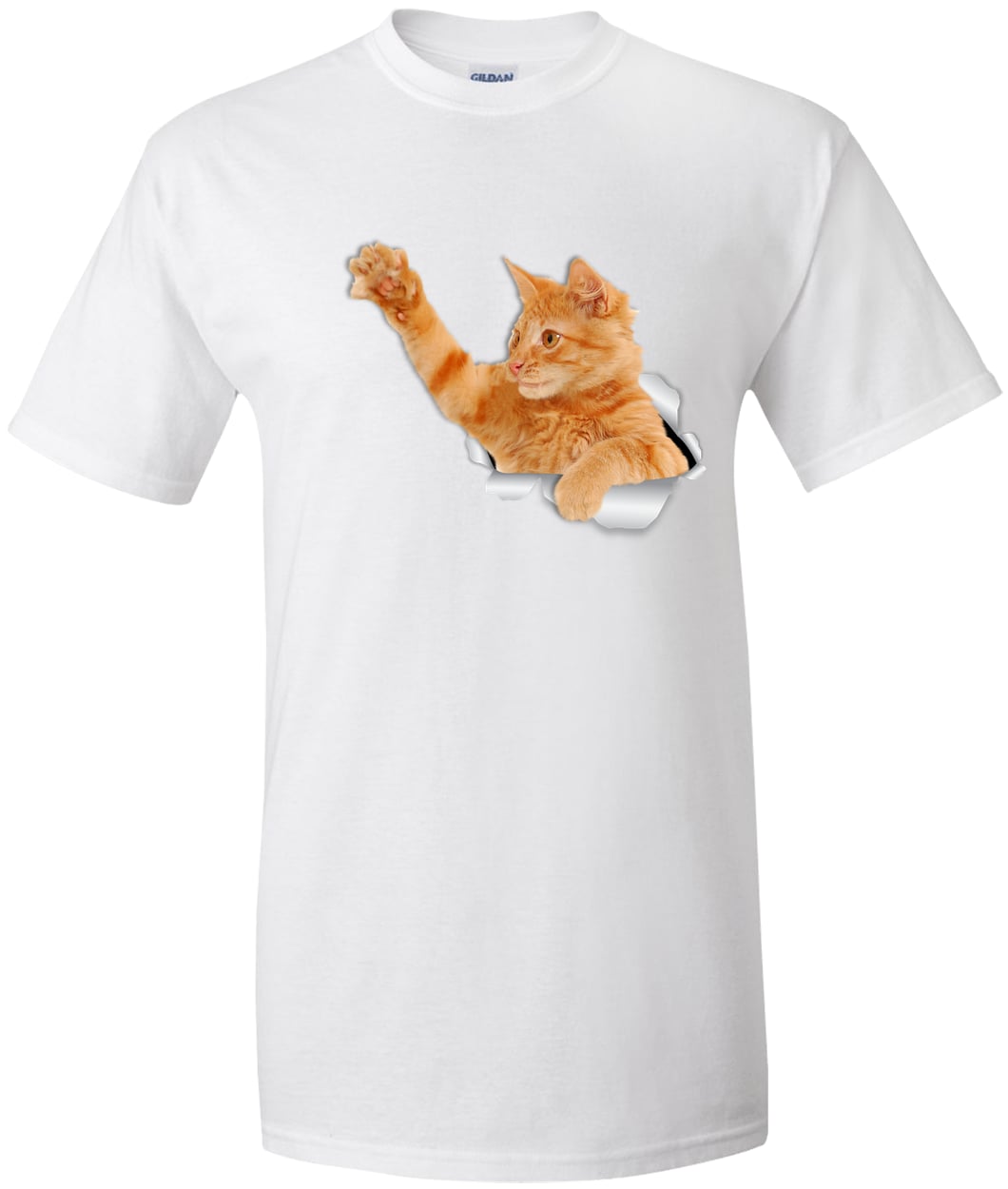 G200T Gildan Mens Tall Ultra Cotton Tee - White