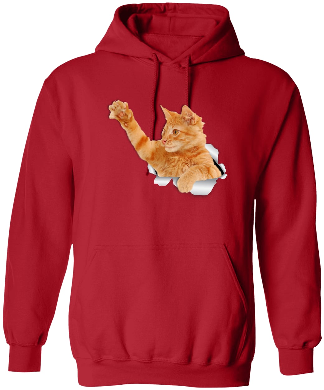 G185 Gildan Pullover Hoodie - Red