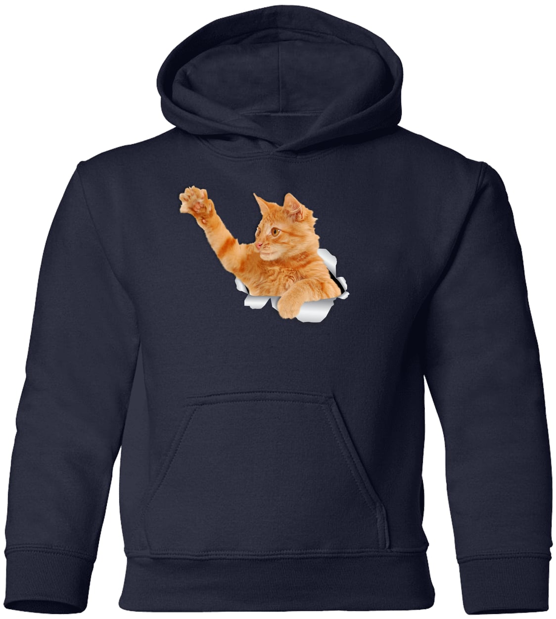 G185B Gildan Youth Pullover Hoodie - Navy