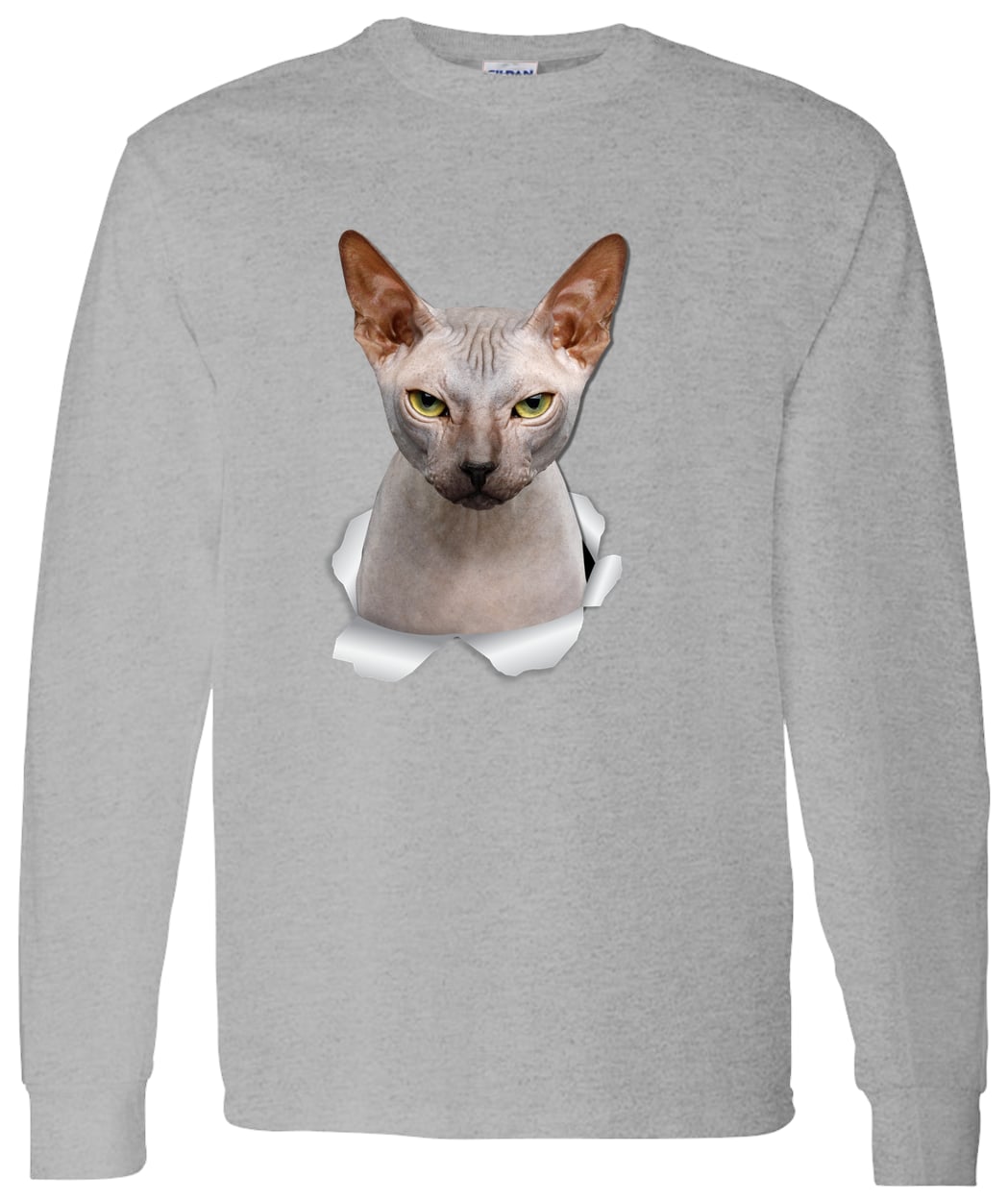 G540 LS T-Shirt 5.3 oz. - Sport Grey
