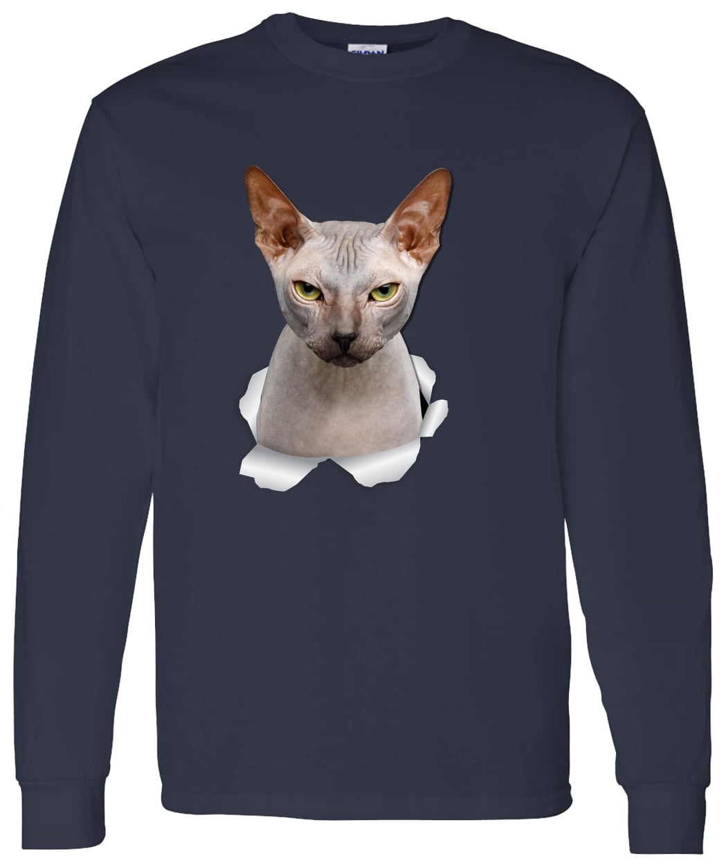 G540 LS T-Shirt 5.3 oz. - Navy