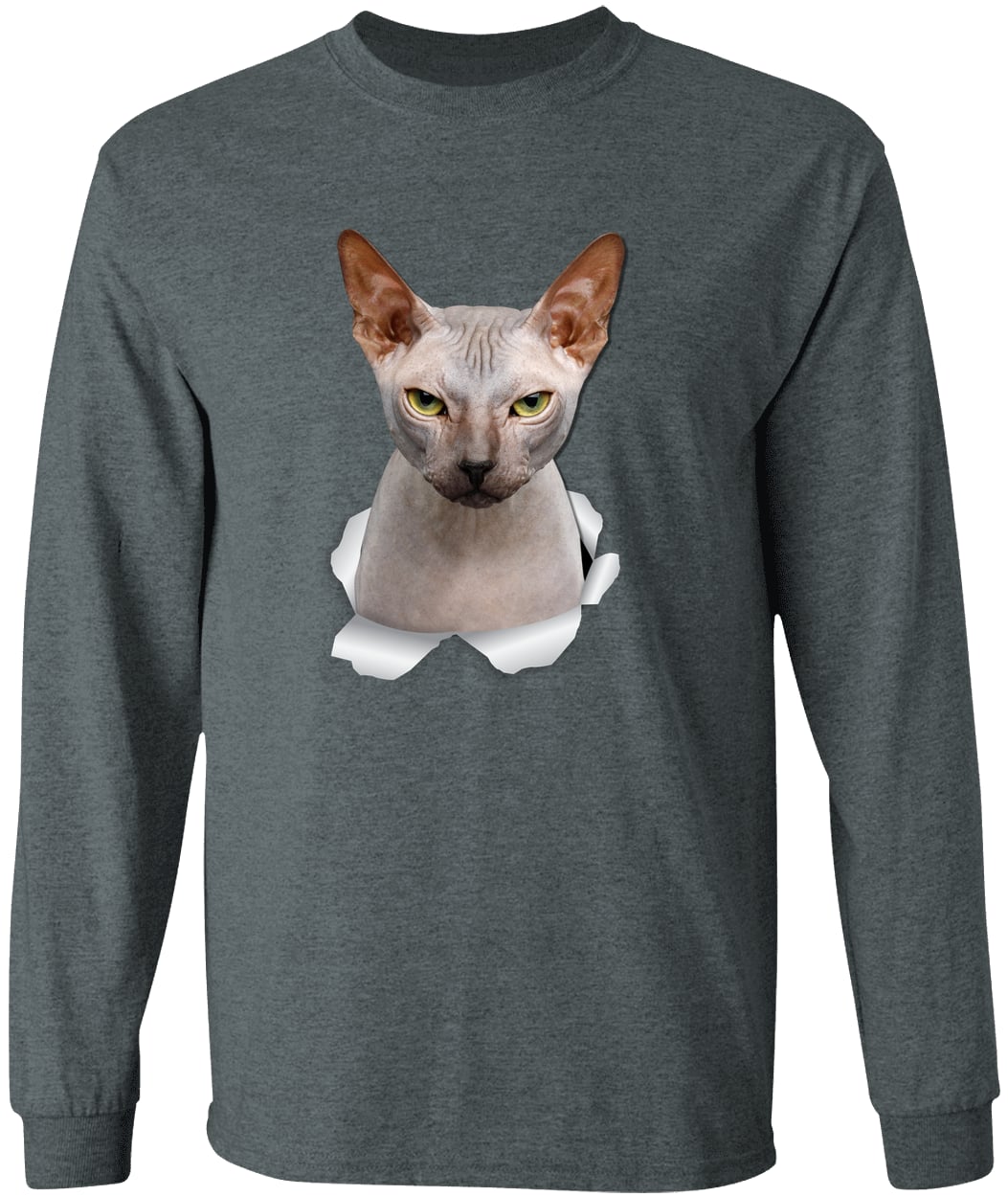 G540 LS T-Shirt 5.3 oz. - Dark Heather