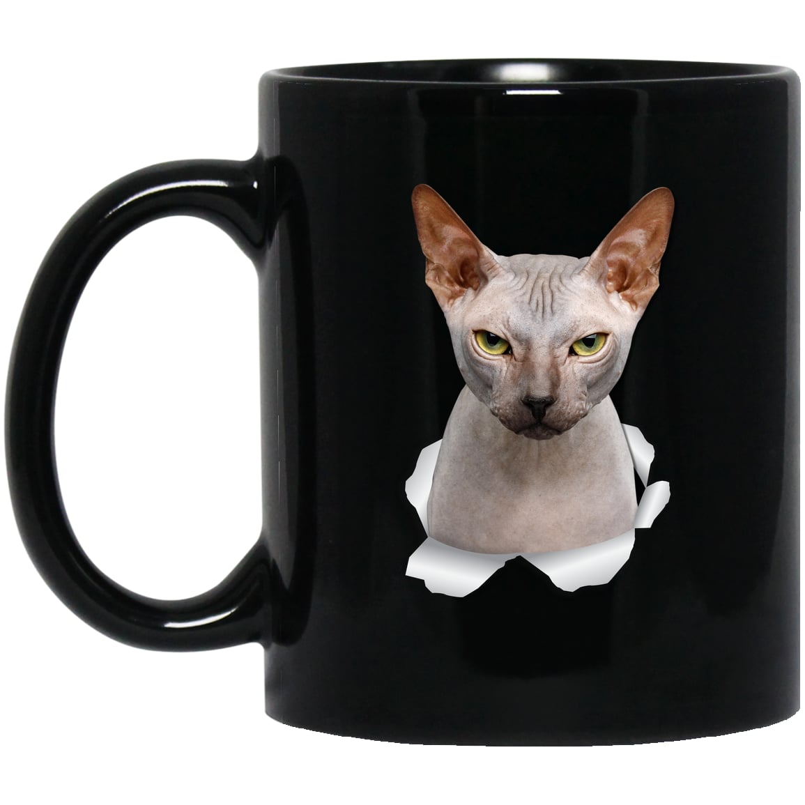 BM11OZ 11oz Black Mug Design Preview