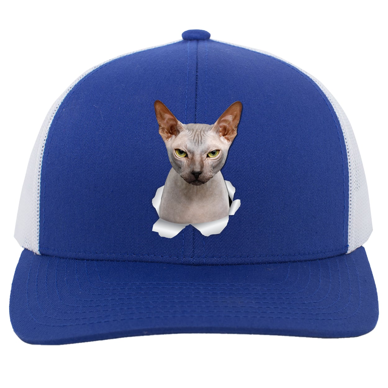104C Trucker Snap Back - Royal/White