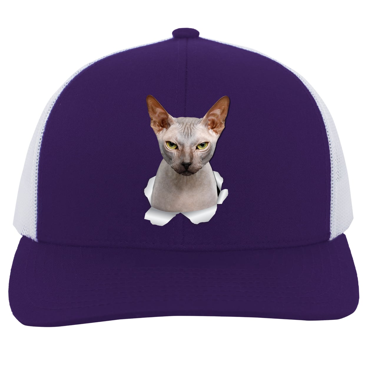 104C Trucker Snap Back - Purple/White