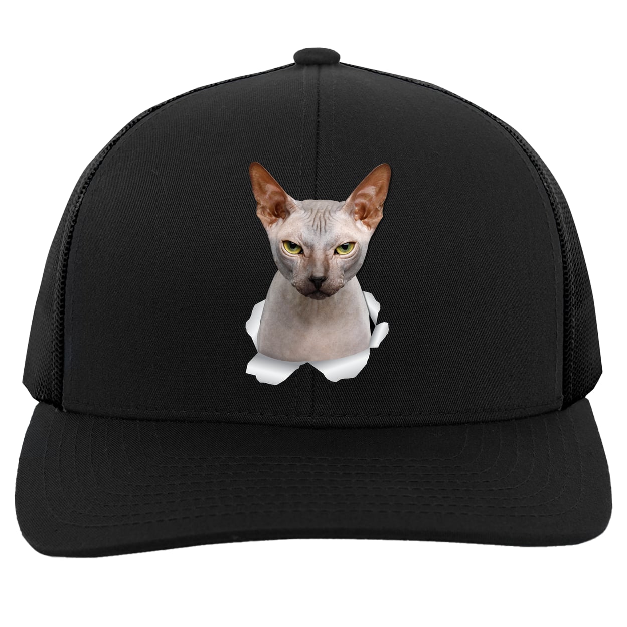 104C Trucker Snap Back - Black