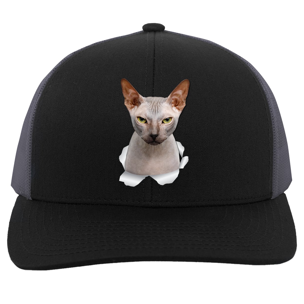 104C Trucker Snap Back - Black/Graphite
