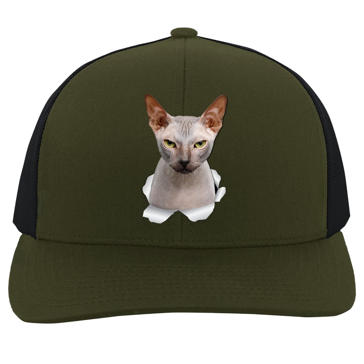 104C Trucker Snap Back - Moss/Charcoal