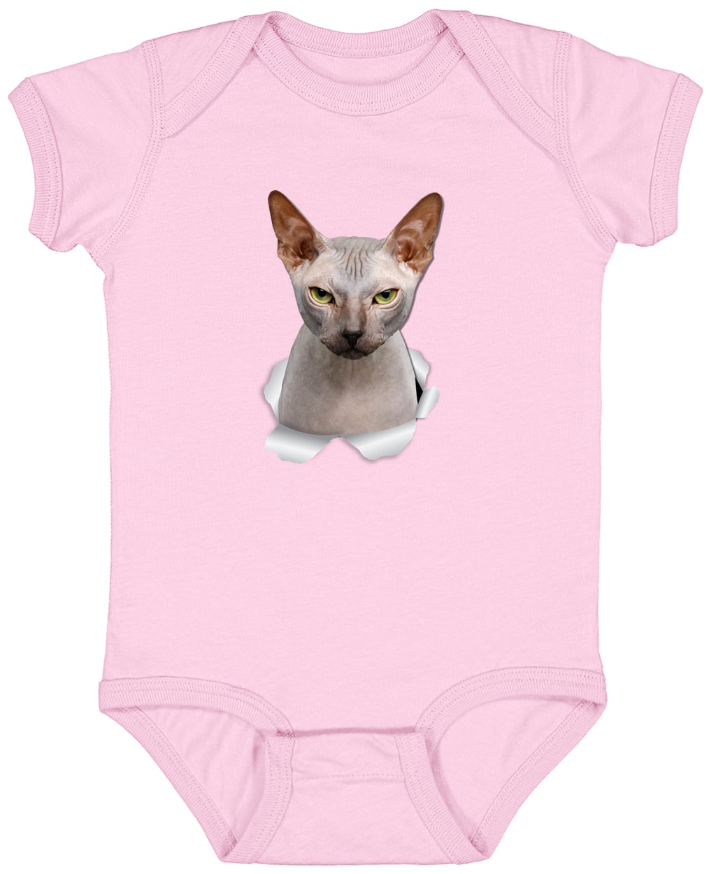 4424 Infant Fine Jersey Bodysuit - Pink