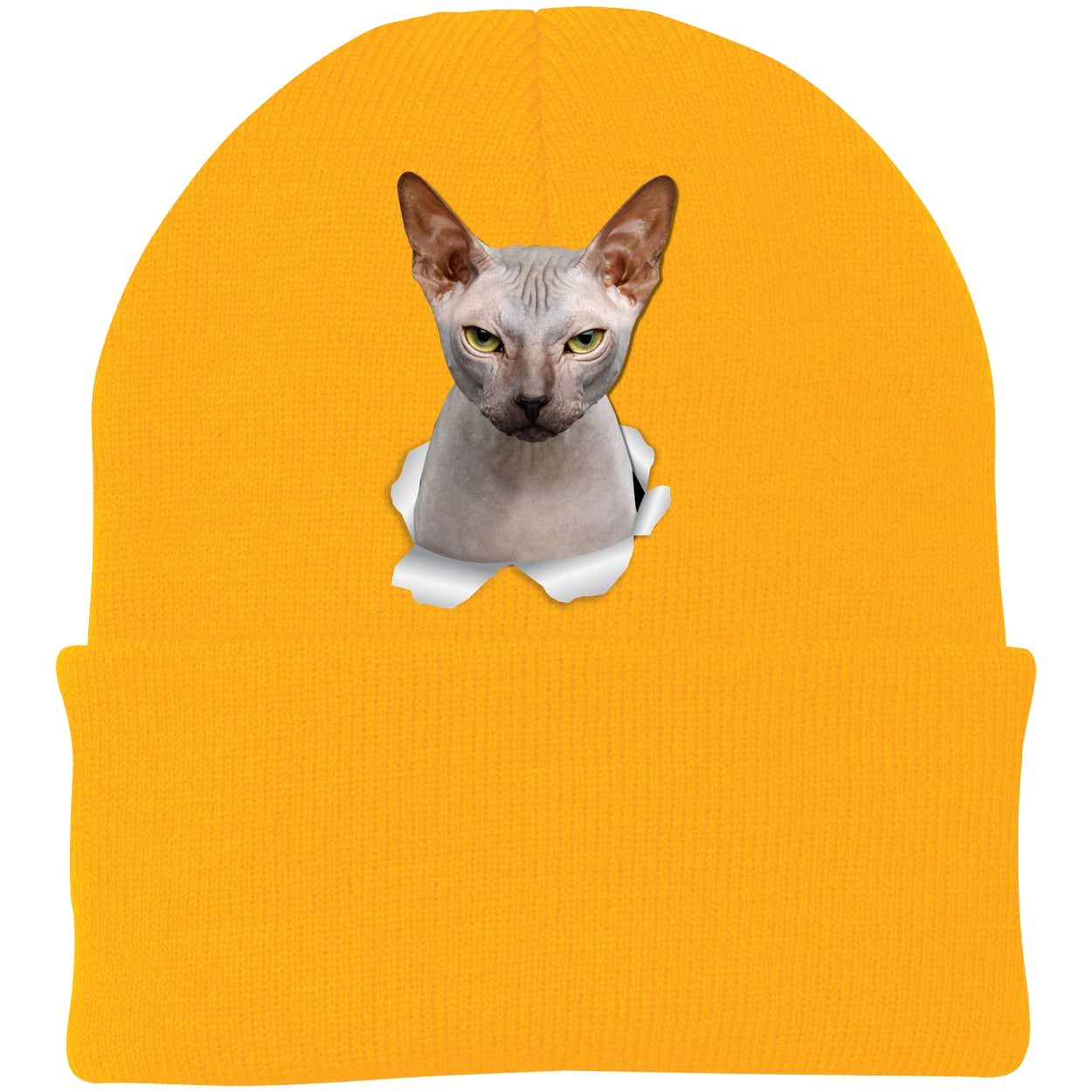 CP90 Port & Company Knit Beanie - Athletic Gold