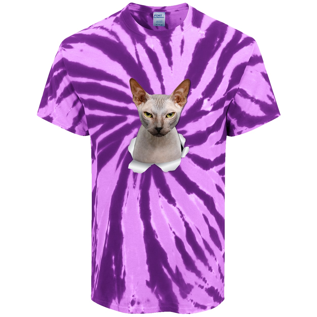 PC147 Port & Company Tie-Dye Tee - Purple