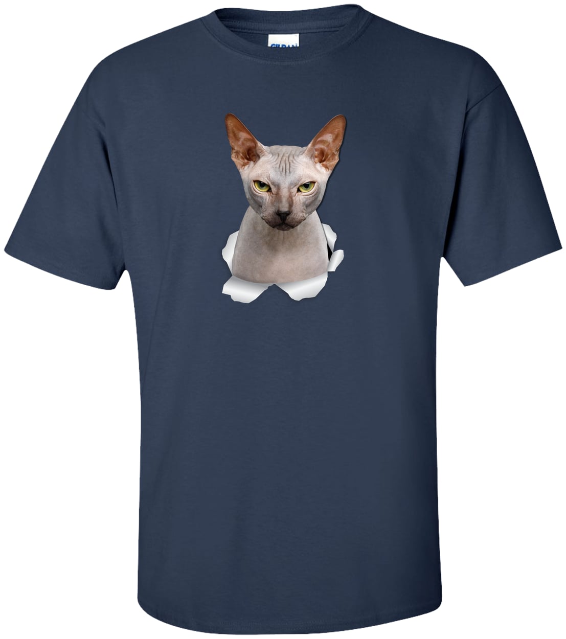 G200T Gildan Mens Tall Ultra Cotton Tee - Navy