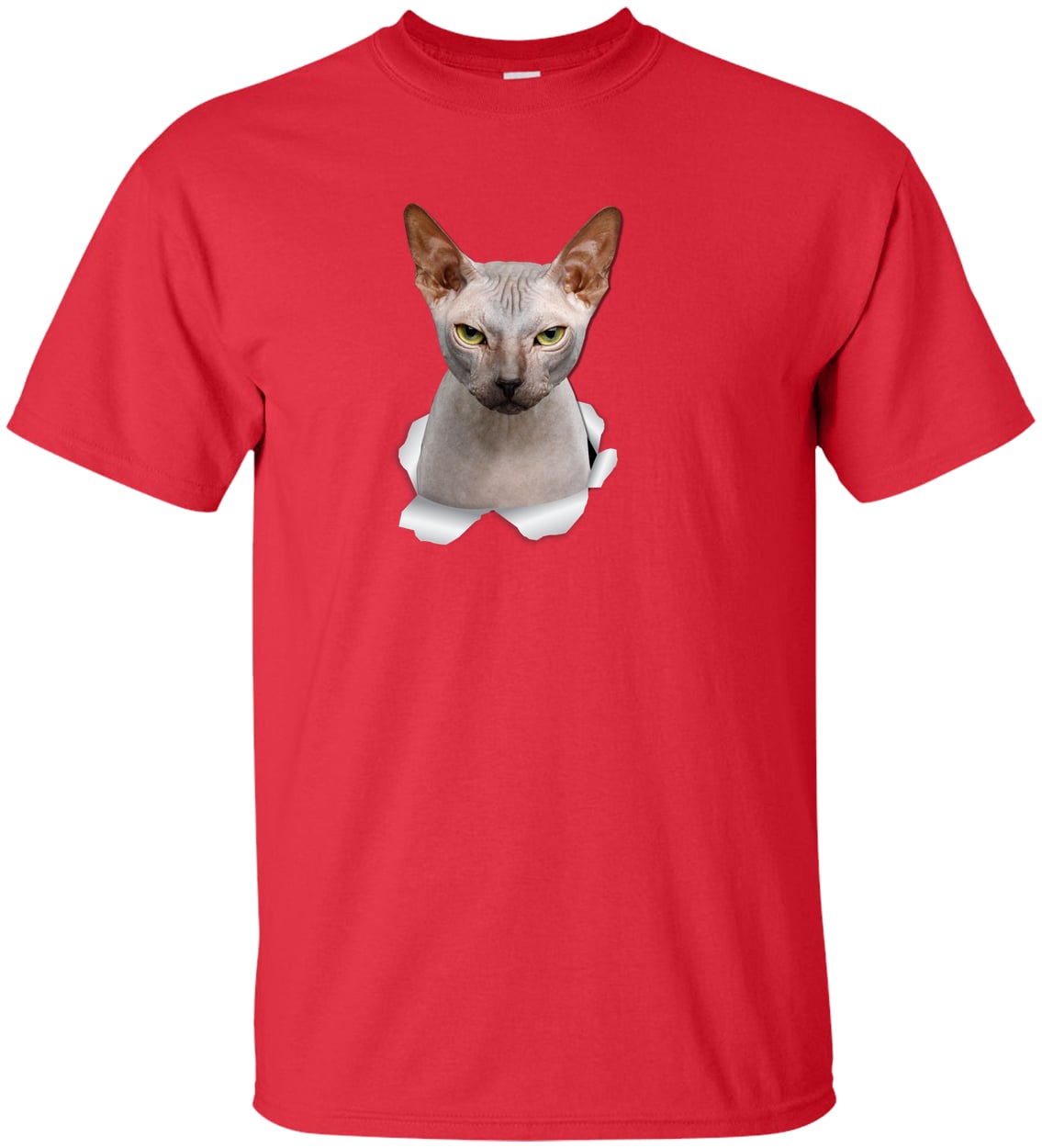 G200T Gildan Mens Tall Ultra Cotton Tee - Red