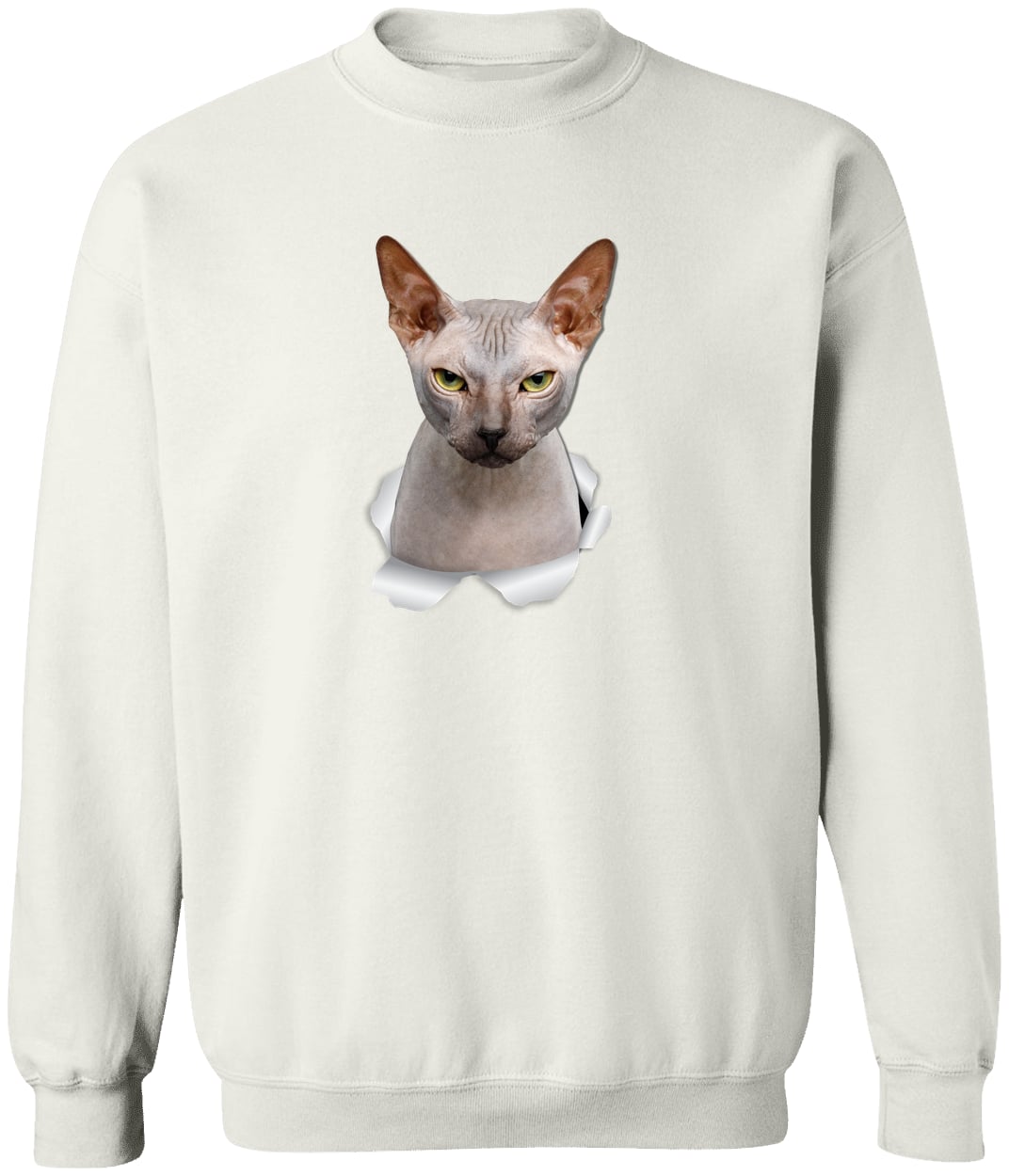G180 Gildan Crewneck Pullover Sweatshirt - White