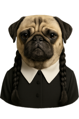Wednesday Pug Addams