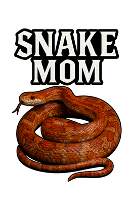 Proudly Coiled Snake Mom