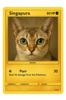 Singapura Card Battle Kitty