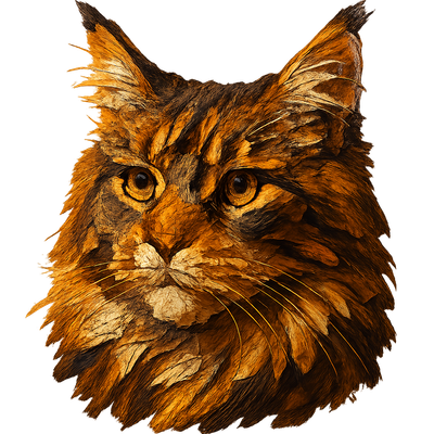 Majestic Maine Coon Portrait