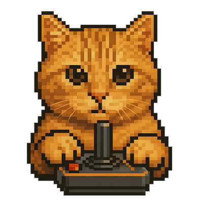Pixel Cat Gamer Mode