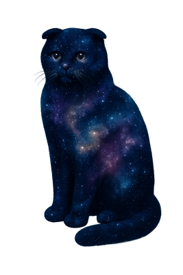 Cosmic Whiskers Universe Cat