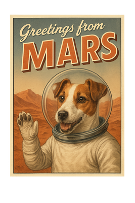 Space Pup's Martian Hello